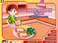 Игра Кухня Сары: Курица по-пармезански Игра Кухня Сары: Курица по-пармезански