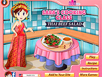 Игра Кухня Сары: Тайский салат с говядиной Игра Кухня Сары: Тайский салат с говядиной