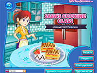 Игра Кухня Сары: торт наполеон Игра Кухня Сары: торт наполеон